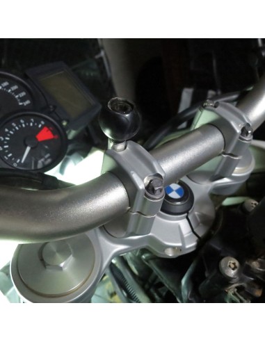 RAM® Motorcycle Handlebar Clamp Base with M8 Bolts