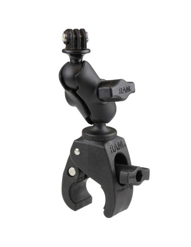 RAM® Tough-ClawT Clamp Mount with Action Camera Adapter - Aluminum