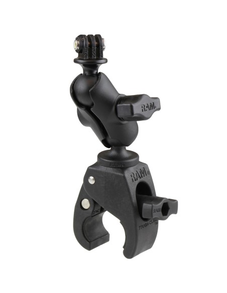 RAM® Tough-ClawT Clamp Mount with Action Camera Adapter - Aluminum