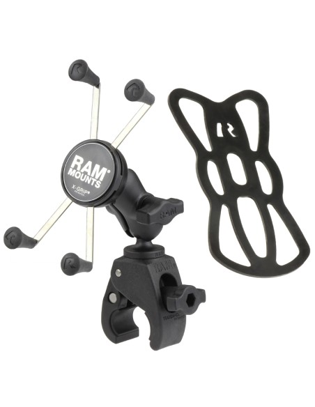 RAM® X-Grip® Large Phone Mount with Tough-ClawT Small Clamp Base - Short