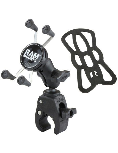 RAM® X-Grip® Phone Mount with RAM® Tough-ClawT Small Clamp Base - Short