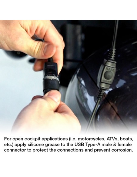 RAM® Tough-ChargeT 15W Wireless Charging Mount with Tough-ClawT