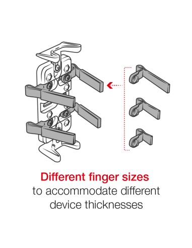 RAM® Finger-GripT with Tough-ClawT Small Clamp Mount & RAM® Roto-ViewT