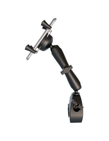 RAM® X-Grip® Phone Mount with RAM® Tough-ClawT Small Clamp Base - Long