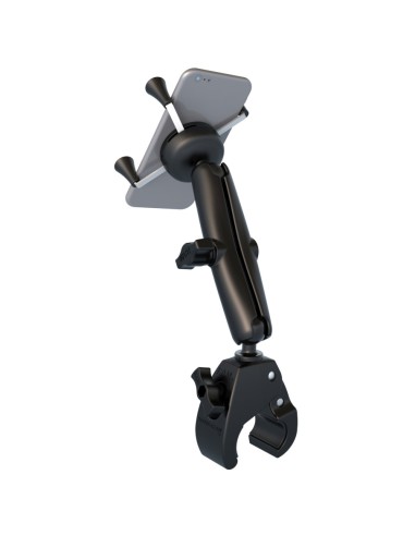 RAM® X-Grip® Phone Mount with RAM® Tough-ClawT Small Clamp Base - Long