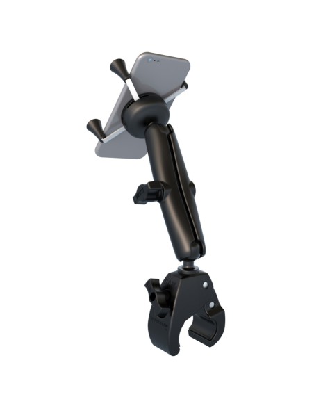 RAM® X-Grip® Phone Mount with RAM® Tough-ClawT Small Clamp Base - Long
