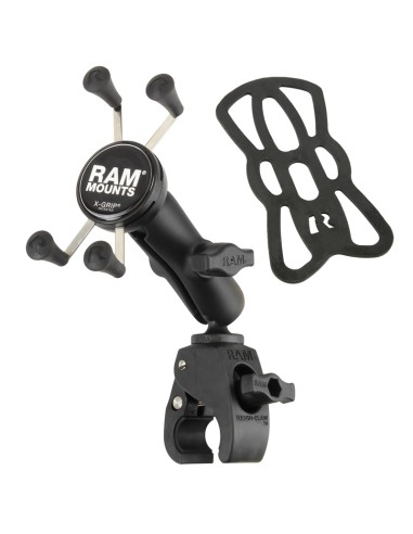 RAM® X-Grip® Phone Mount with RAM® Tough-ClawT Small Clamp Base - Medium