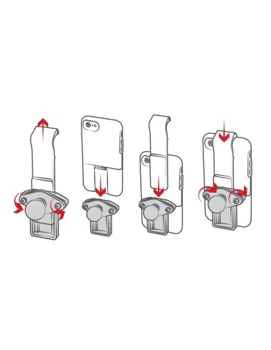 RAM® Tough-ClawT Small Clamp Mount for Phones with OtterBox uniVERSE