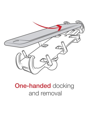 RAM® Quick-GripT XL Phone Mount with Small Tough-ClawT Base - Medium