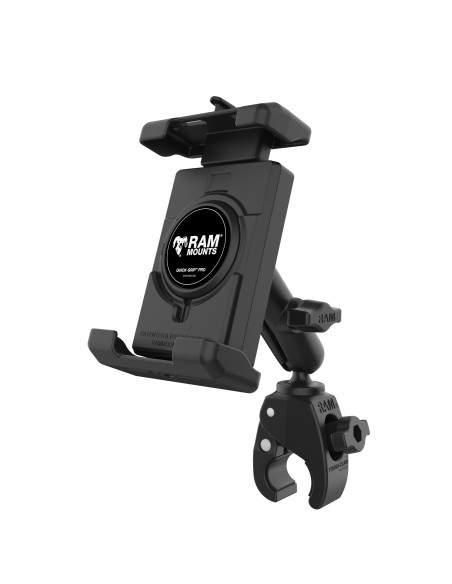 RAM® Quick-GripT Pro XL Phone Mount with Small Tough-ClawT Base - Medium