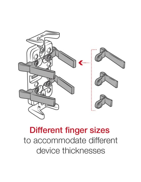 RAM® Finger-GripT Universal Mount with Small Tough-ClawT