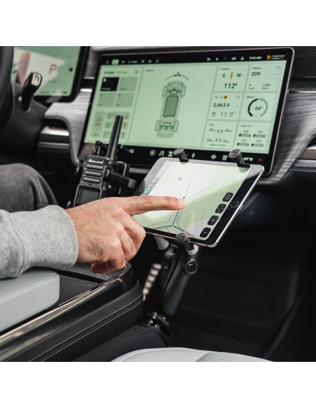 RAM® X-Grip® Mount with RAM® Tough-WedgeT for 7"-8" Tablets - Long Arm