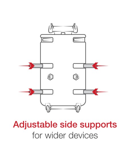 RAM® Quick-GripT XL Phone Mount with Tough-WedgeT Base