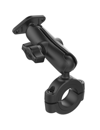 RAM® TorqueT Large Rail Base with Diamond Plate - Medium