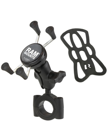 RAM® X-Grip® Phone Mount with RAM® TorqueT Large Rail Base - Short