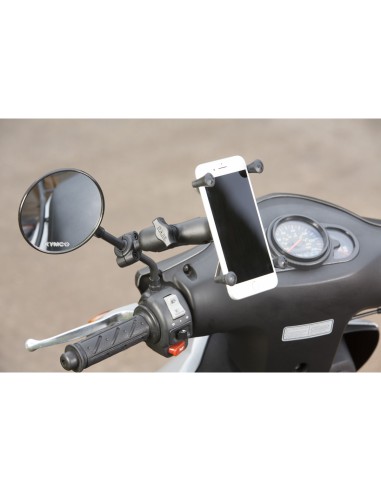RAM® X-Grip® Large Phone Mount with TorqueT Small Rail Base - Medium Arm