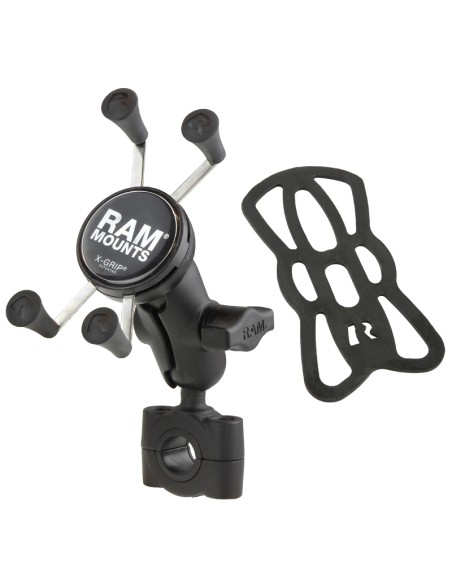 RAM® X-Grip® Phone Mount with RAM® TorqueT Medium Rail Base - Short