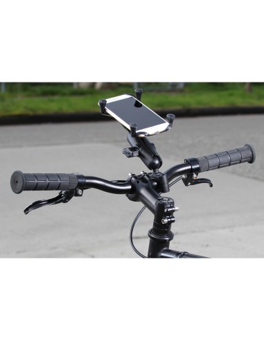 RAM® X-Grip® Large Phone Mount with TorqueT Medium Rail Base Medium Arm