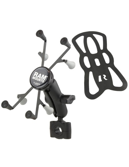 RAM® X-Grip® with RAM® TorqueT Medium Rail Base for 7"-8" Tablets