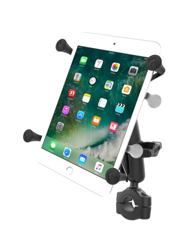 RAM® X-Grip® with RAM® TorqueT Medium Rail Base for 7"-8" Tablets