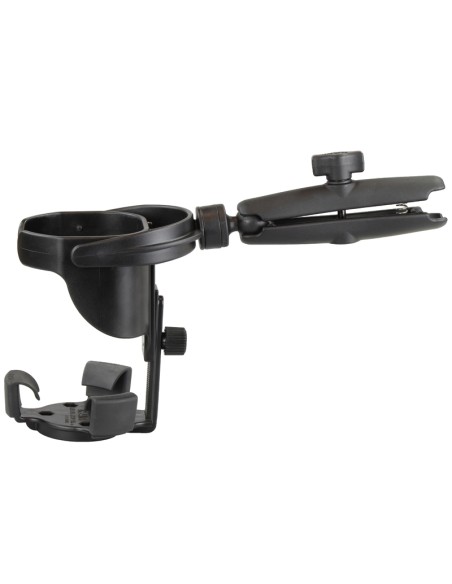 RAM® Level CupT XL 32oz Drink Holder with Double Socket Arm