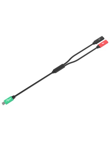 RAM® Y-Split Cable with 1 USB-C Male & 2 USB-C Female Connectors