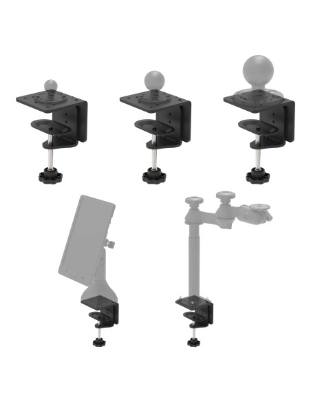 RAM® Heavy Duty C-Clamp Base For Ball Bases & Pedestal Mounts