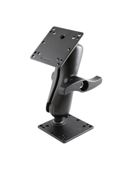 RAM® Double Ball Mount with Two 100x100mm VESA Plates and Large Knob