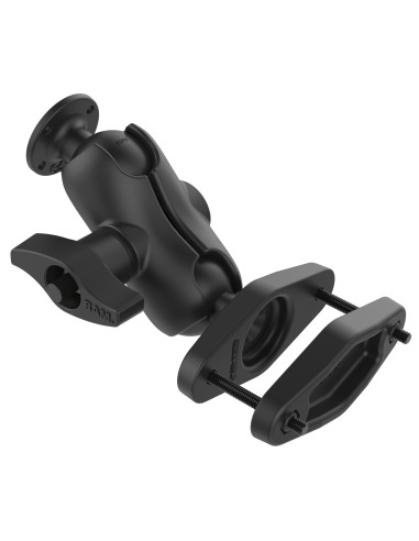 RAM® 4" Square Post Clamp Mount with Round AMPS Plate - D Size