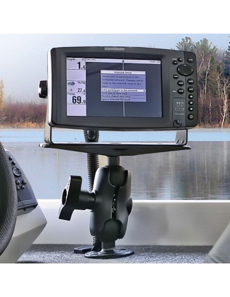 RAM® Large Marine Electronics Mount - D Size Short