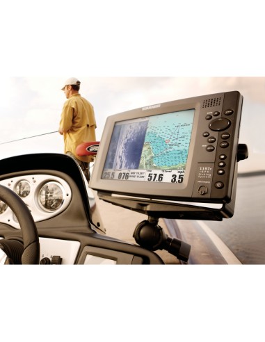 RAM® Large Marine Electronics Mount with Jam Nut - Short