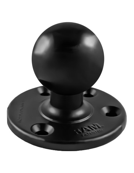RAM® Large Round Plate with Ball & Steel Reinforced Bolt - D Size