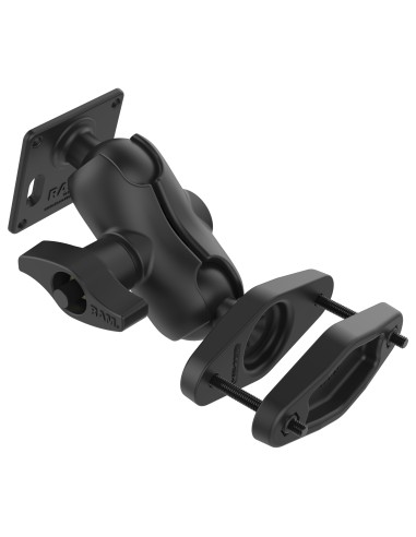 RAM® 4" Square Post Clamp Mount with 75x75mm VESA Plate