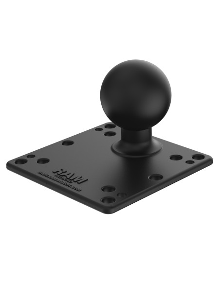RAM® 100x100mm VESA Plate with Ball - D Size No Spacers