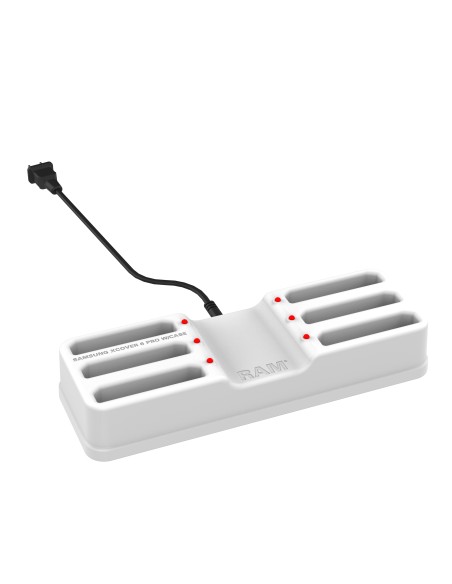 RAM® 6-Port Dock for XCover7, 7 Pro & 6 Pro with OEM or RAM® SkinT Gray