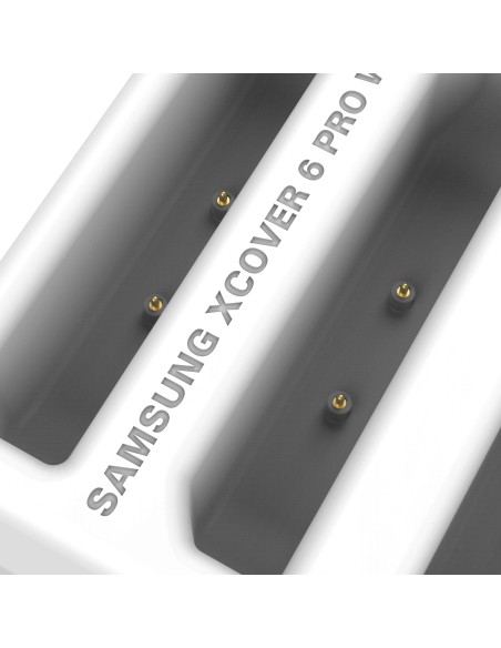 RAM® 6-Port Dock for XCover7, 7 Pro & 6 Pro with OEM or RAM® SkinT Gray