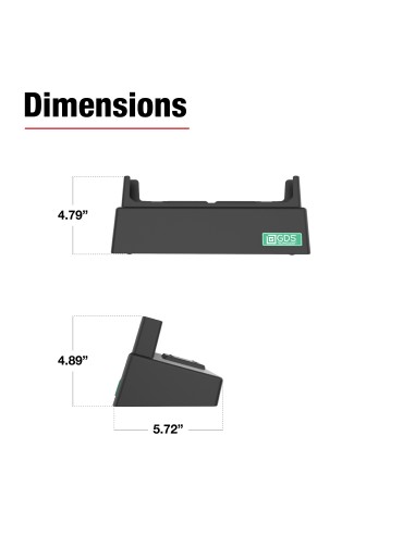 RAM® Desktop Dock for Zebra ET6x with USB & RJ45 Support