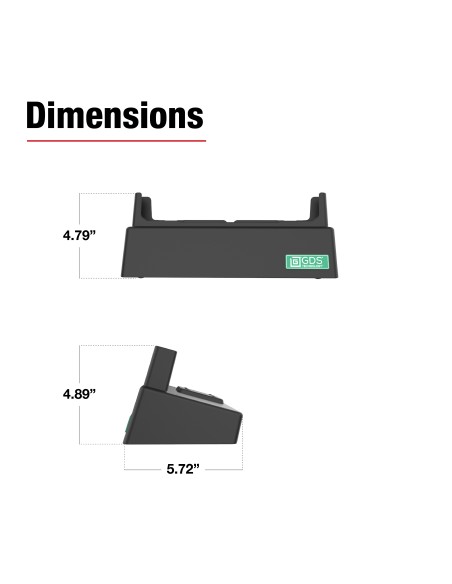 RAM® Desktop Dock for Zebra ET6x with USB & RJ45 Support