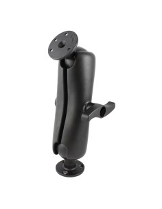 RAM® Double Ball Mount with Two Large Round Plates - E Size Medium