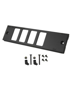 RAM® Tough-BoxT 2" Faceplate with Four Switch Ports