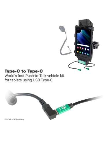 GDS® Uni-ConnT Vehicle Bundle + Single USB-C for Samsung Tab Active3
