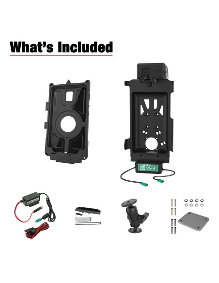 GDS® Uni-ConnT Vehicle Bundle + Single USB-C for Samsung Tab Active3