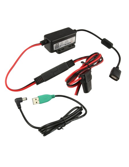 GDS® Modular 10-30V Hardwire Charger with USB-A to DC Cable