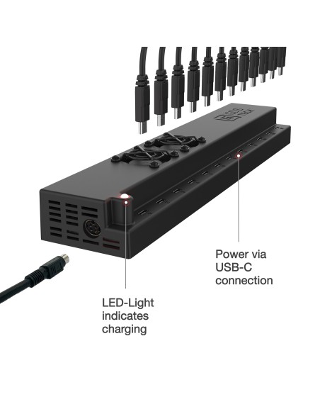 GDS® 12-Port 300W USB-C Power Delivery Wall Charger