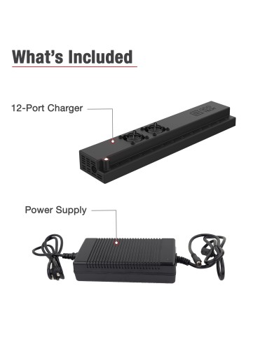 GDS® 12-Port 300W USB-C Power Delivery Wall Charger