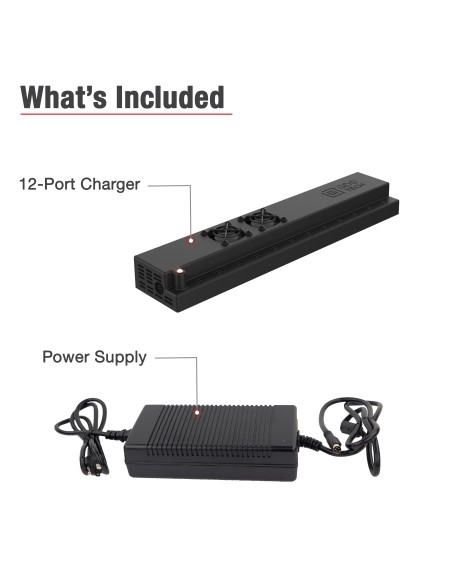 GDS® 12-Port 300W USB-C Power Delivery Wall Charger