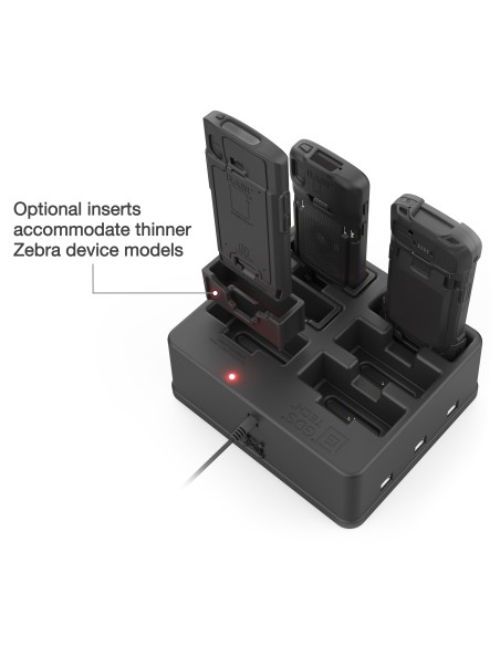GDS® 6-Port Power + RJ45 Dock for Handhelds with IntelliSkin®
