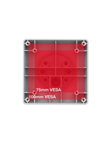 GDS® Uni-ConnT Powered Dock with USB-C & VESA Adapter - Gray