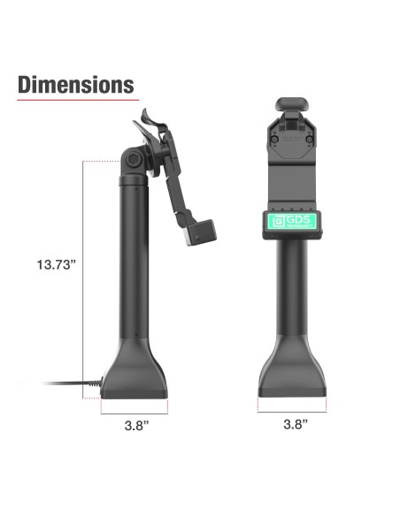 GDS® Uni-ConnT 14" Pedestal Dock with PoE