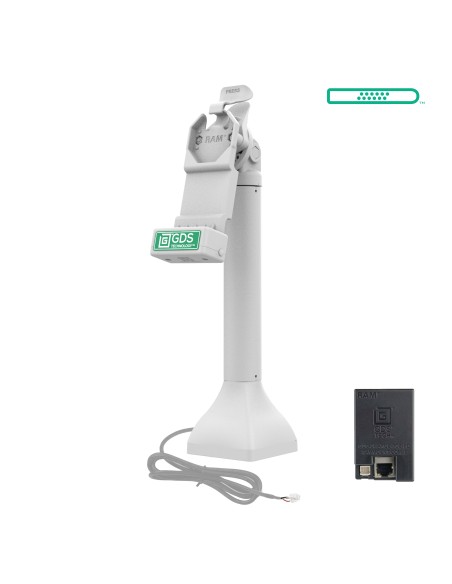 GDS® Uni-ConnT 14" Pedestal Dock with PoE - Gray